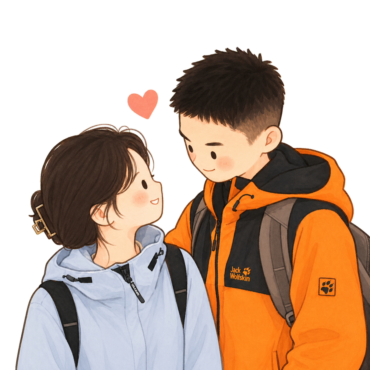 在一起
